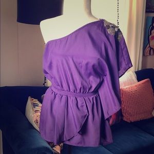 Blouse for a girl’s night on Zoom.